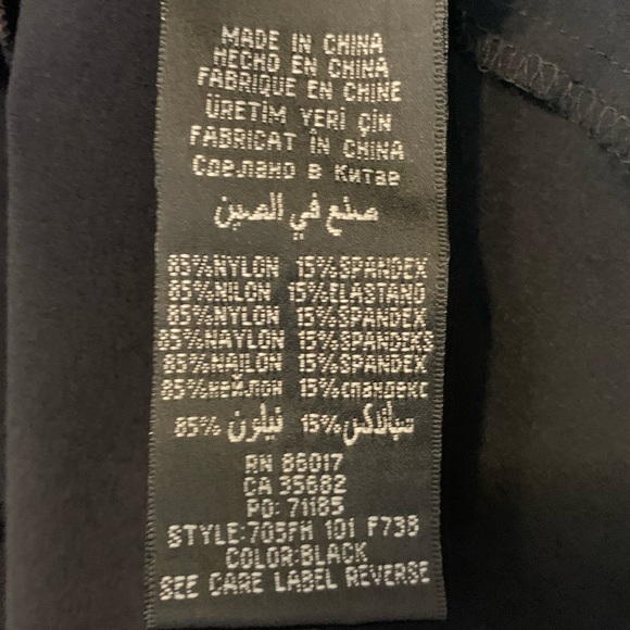 Bebe Ruffle Collar Plunge Wrap Dress Black S goth chic - Picture 5 of 6